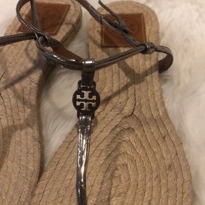 Tory Burch espadrille logo sandals